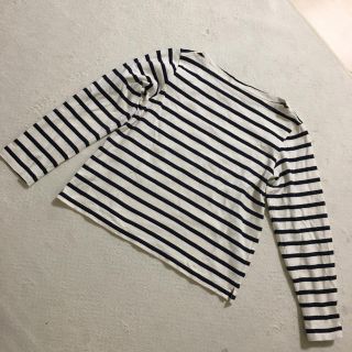 ユニクロ(UNIQLO)のボーダーシャツ(Tシャツ(長袖/七分))