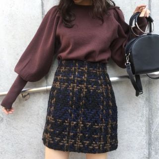 スライ(SLY)のSLY✨CHECK TWEED SK  チェックツイードスカート(ミニスカート)