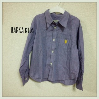 ハッカ(HAKKA)の美品♡HAKKA おしゃれシャツ♡120(その他)