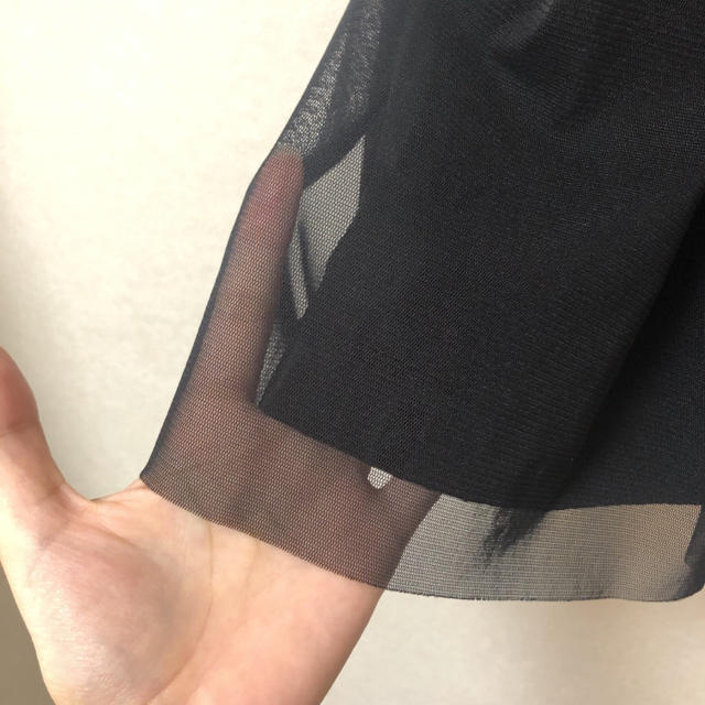 Spick & Span(スピックアンドスパン)のスピックアンドスパン リバーシブルチュールスカート ブラック イエナ レディースのスカート(ひざ丈スカート)の商品写真
