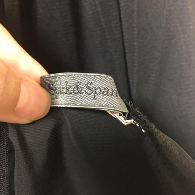 Spick & Span(スピックアンドスパン)のスピックアンドスパン リバーシブルチュールスカート ブラック イエナ レディースのスカート(ひざ丈スカート)の商品写真