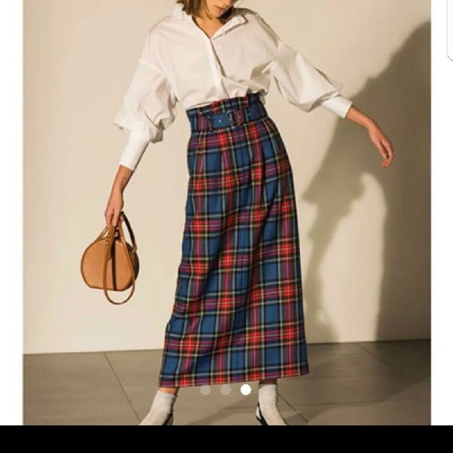 Mila Owen(ミラオーウェン)のミラオーウェンチェックスカート レディースのスカート(ひざ丈スカート)の商品写真