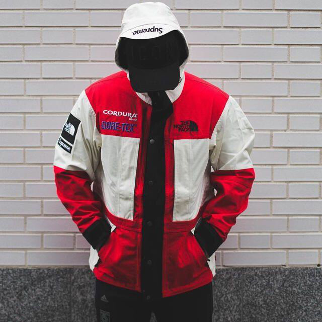 Sサイズ Supreme TNF Expedition Jacket＋赤ビーニー