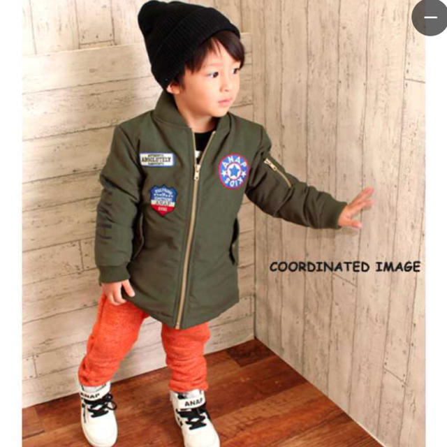 ANAP Kids(アナップキッズ)のアナップキッズ アウター 新品未使用 120 キッズ/ベビー/マタニティのキッズ服男の子用(90cm~)(ジャケット/上着)の商品写真