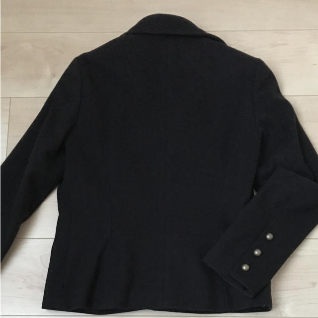 ANAYI(アナイ)のANAYI 定番ピーコート ネイビー カシミヤ混 レディースのジャケット/アウター(ピーコート)の商品写真