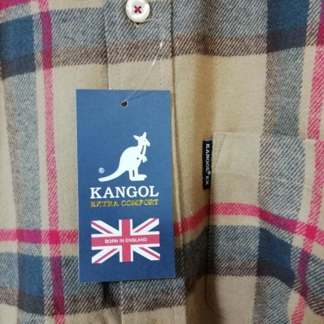 KANGOL(カンゴール)の18　Ｌサイズ 国内正規 KANGOL カンゴール チェック ネルシャツ メンズのトップス(シャツ)の商品写真