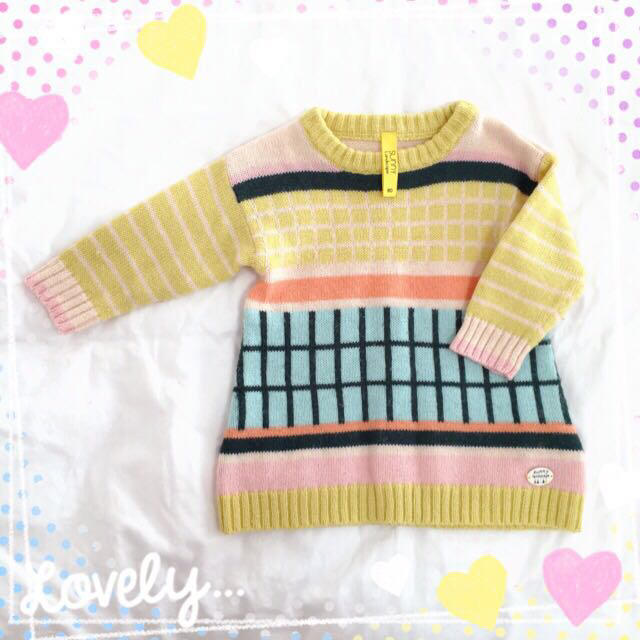 BREEZE(ブリーズ)のSUNNY LANDSCAPE♡ニット キッズ/ベビー/マタニティのキッズ服女の子用(90cm~)(その他)の商品写真