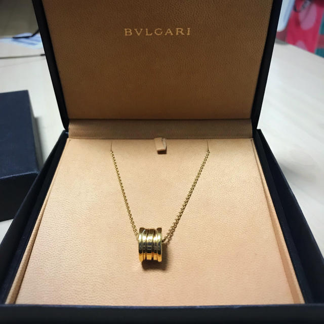 人気ブランド B ブルガリ - BVLGARI zero ゴールド K18 1 ネックレス ...
