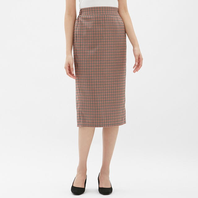 GU(ジーユー)のナローミディスカート レディースのスカート(ひざ丈スカート)の商品写真