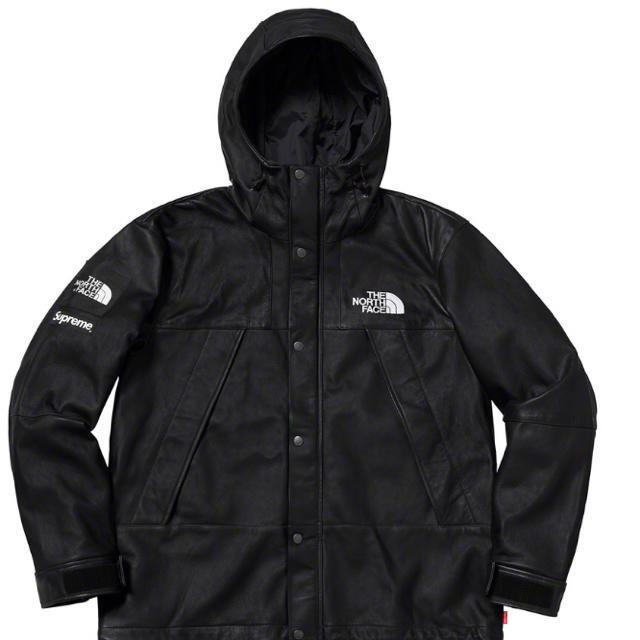 Supreme(シュプリーム)のL Supreme The North Face レザー マウンテンパーカー メンズのジャケット/アウター(レザージャケット)の商品写真