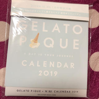 ジェラートピケ(gelato pique)のジェラートピケ 卓上カレンダー(カレンダー/スケジュール)