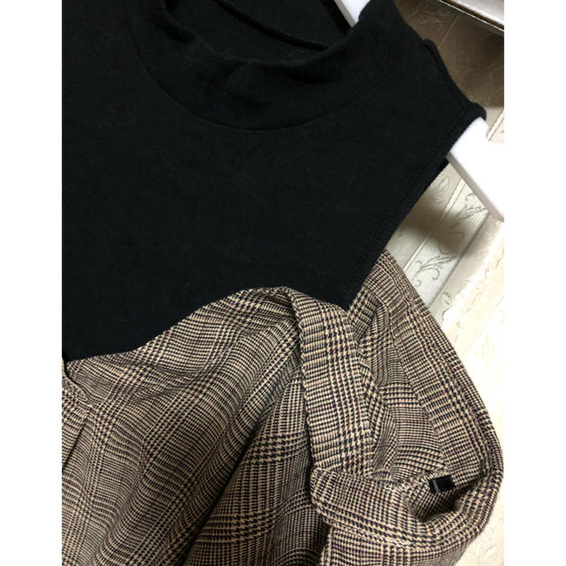 Avail(アベイル)の肩出し 中タンク風チェックシャツ レディースのトップス(シャツ/ブラウス(長袖/七分))の商品写真