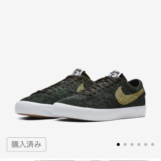 ナイキ(NIKE)の【28cm】stussy nike  sb  blazer low(スニーカー)