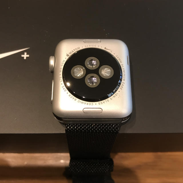 Apple Watch(アップルウォッチ)のApple Watch series3 38mm セルラー AppleCare＋ メンズの時計(腕時計(デジタル))の商品写真