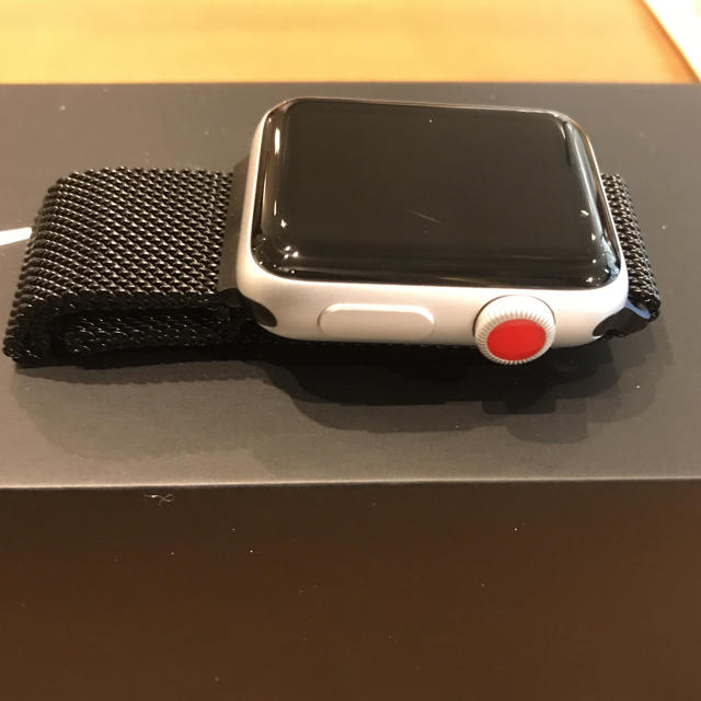 Apple Watch(アップルウォッチ)のApple Watch series3 38mm セルラー AppleCare＋ メンズの時計(腕時計(デジタル))の商品写真