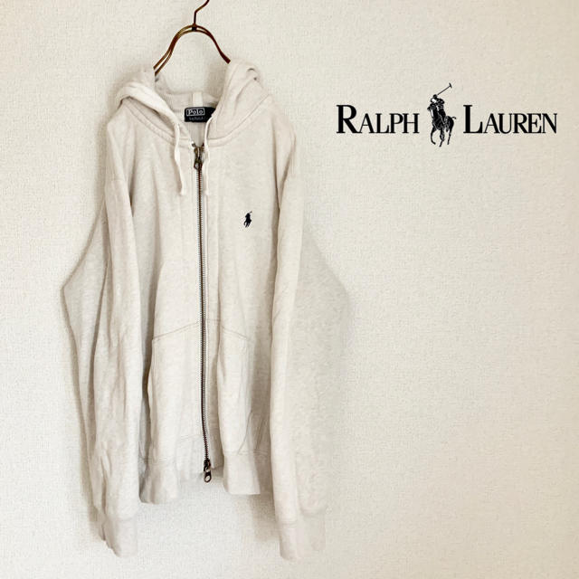 POLO RALPH LAUREN(ポロラルフローレン)のPOLO by RALPH LAUREN ヘビーウェイト 刺繍 パーカー LL メンズのトップス(パーカー)の商品写真