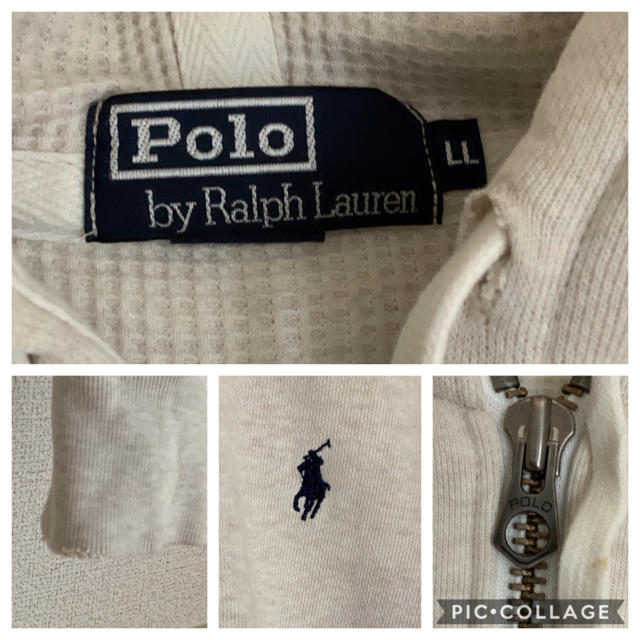 POLO RALPH LAUREN(ポロラルフローレン)のPOLO by RALPH LAUREN ヘビーウェイト 刺繍 パーカー LL メンズのトップス(パーカー)の商品写真