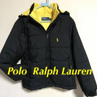 ポロラルフローレン(POLO RALPH LAUREN)のラルフ・ローレン ダウンジャケット 黒×黄☆値下げ☆(ダウンジャケット)