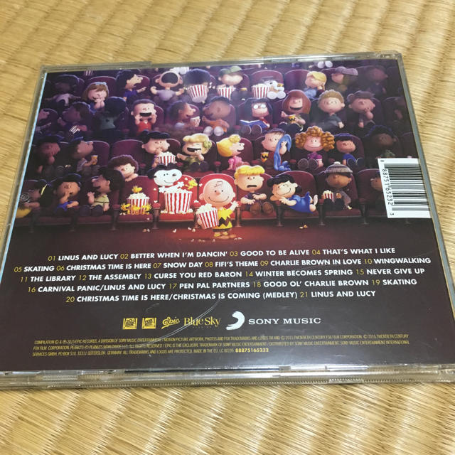 The peanuts movie サウンドトラック エンタメ/ホビーのCD(映画音楽)の商品写真