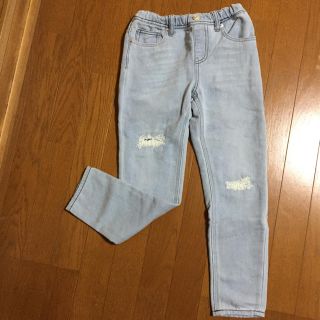 イッカ(ikka)のikka キッズダメージデニム 130(パンツ/スパッツ)