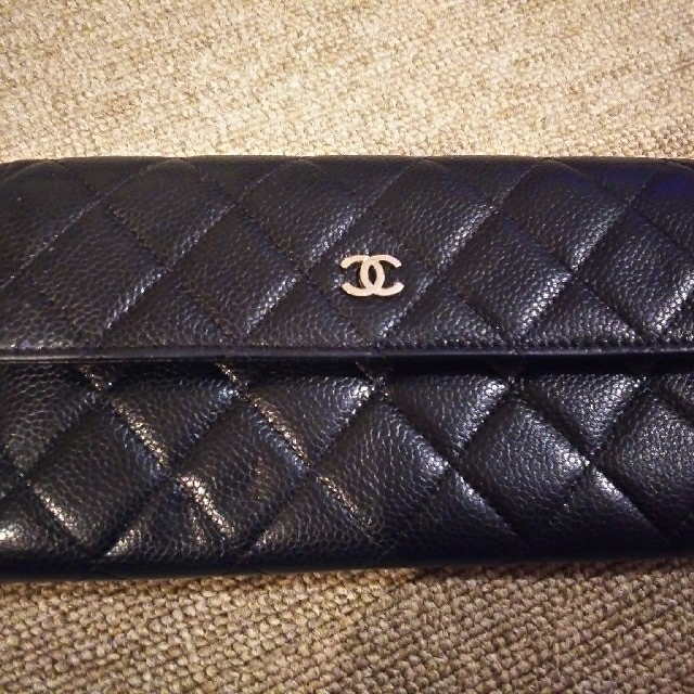 CHANEL(シャネル)のシャネル マトラッセ 財布 キャビア 美品 レディースのファッション小物(財布)の商品写真