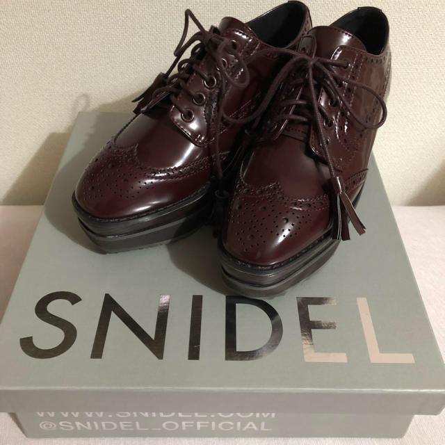 ☆SNIDEL 2018AW☆オックスフォードシューズ67cmワイズ