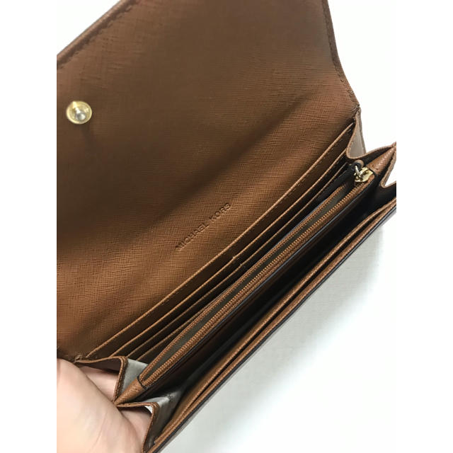 Michael Kors(マイケルコース)のMICHAEL KORS 財布 長財布 美品 キャメル 茶  レディースのファッション小物(財布)の商品写真