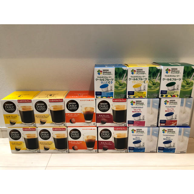 Nestle(ネスレ)のドルチェグスト カプセル 15箱セット 食品/飲料/酒の飲料(コーヒー)の商品写真