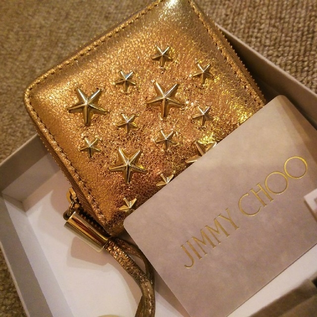 JIMMY CHOO(ジミーチュウ)のジミーチュウ コインケース 美品 お値下げ レディースのファッション小物(コインケース)の商品写真