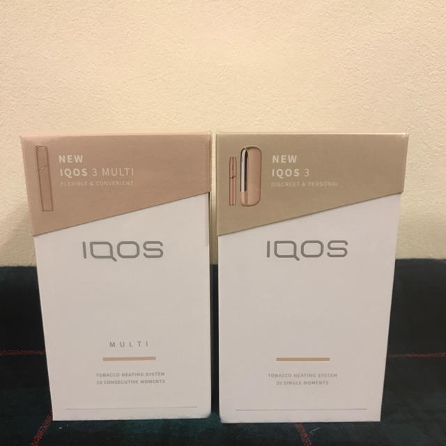 IQOS 3& IQOS 3multiゴールド新品 登録解除済