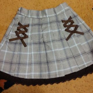 アクシーズファム(axes femme)のこぶり様専用＊新品 axes femme  チェック柄スカート(スカート)