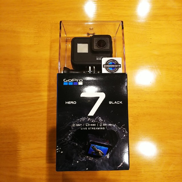 GoPro(ゴープロ)の（帝王さん専用）GoPro HERO7 BLACK  5年保証 国内正規品 スマホ/家電/カメラのカメラ(ビデオカメラ)の商品写真