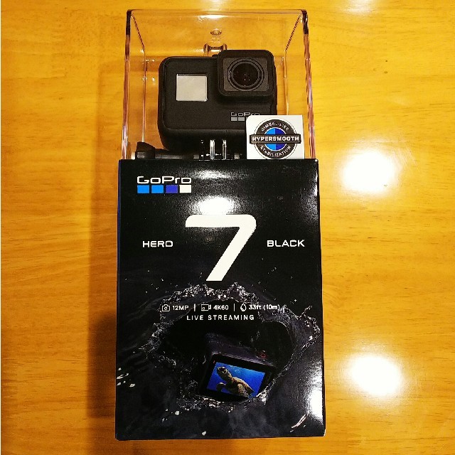 GoPro(ゴープロ)の（ranさん専用）GoPro HERO7 BLACK 5年保証 国内正規品 スマホ/家電/カメラのカメラ(ビデオカメラ)の商品写真