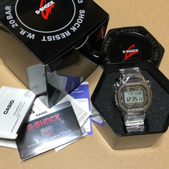 時計２つセット価格 新品 G-SHOCK  GMW-B5000D-1JF フルメタル