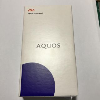 エーユー(au)の「クリスマス限定価格」 AQUOS sense2 SHV43 ニュアンスブラック(スマートフォン本体)