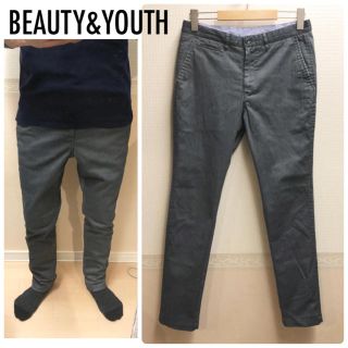 ビューティアンドユースユナイテッドアローズ(BEAUTY&YOUTH UNITED ARROWS)のBEAUTY&YOUTHチノパン テーパードパンツ  カジュアルパンツ 送料込(チノパン)