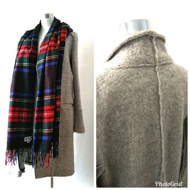 ZARA(ザラ)の*むぅ*様ご専用 ザラZARA着回し厚手ウール ロングコート チェスターコート レディースのジャケット/アウター(ロングコート)の商品写真