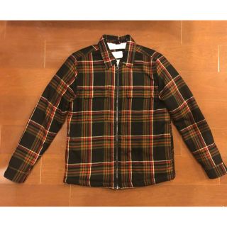 ザラ(ZARA)のZARA MAN 内ボアチェックジャケット ザラ(ダウンジャケット)