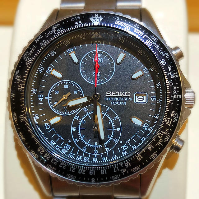 SEIKO(セイコー)の腕時計メンズSEIKOパイロット逆輸入 メンズの時計(腕時計(アナログ))の商品写真