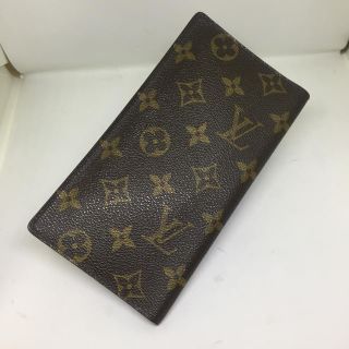 ルイヴィトン(LOUIS VUITTON)の【Louis Vuitton】長財布★　札入れ　モノグラム　茶色　ヴィトン(長財布)