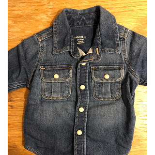 ベビーギャップ(babyGAP)のbaby GAP デニムシャツ 60(シャツ/カットソー)