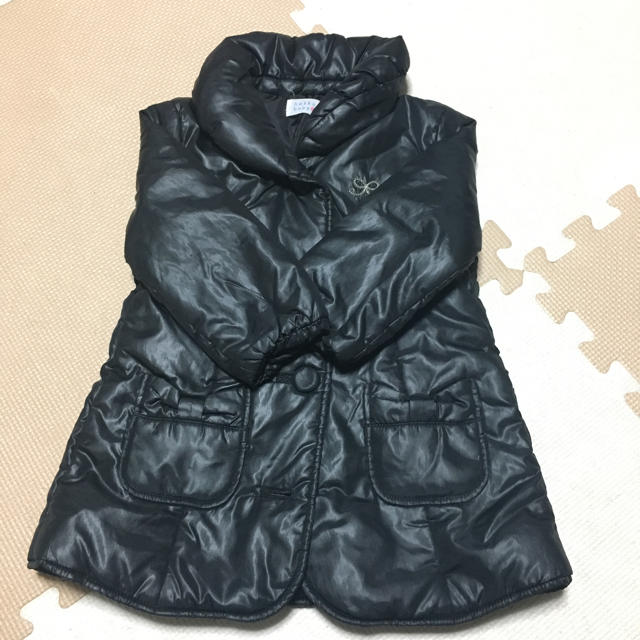 hakka baby(ハッカベビー)のhakka babyダウンコート80サイズ黒 キッズ/ベビー/マタニティのベビー服(~85cm)(ジャケット/コート)の商品写真