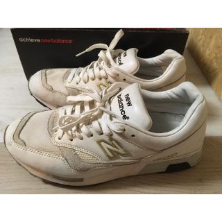 ニューバランス(New Balance)のニューバランス 1500 26cm 白×ゴールド(スニーカー)