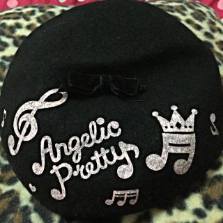 アンジェリックプリティー(Angelic Pretty)の音符プリントベレー帽(ハンチング/ベレー帽)