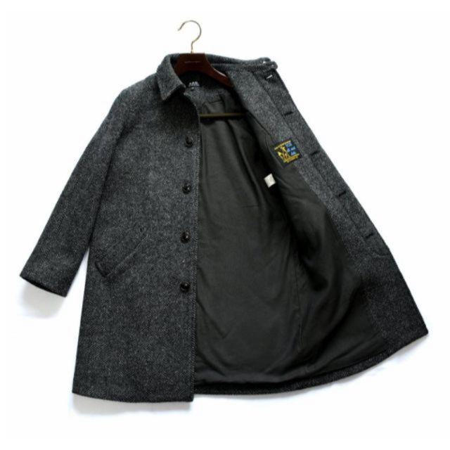 A.P.C(アーペーセー)の【早い者勝ち】A.P.C アーペーセー コート ツイード 定価74,520円 レディースのジャケット/アウター(ロングコート)の商品写真