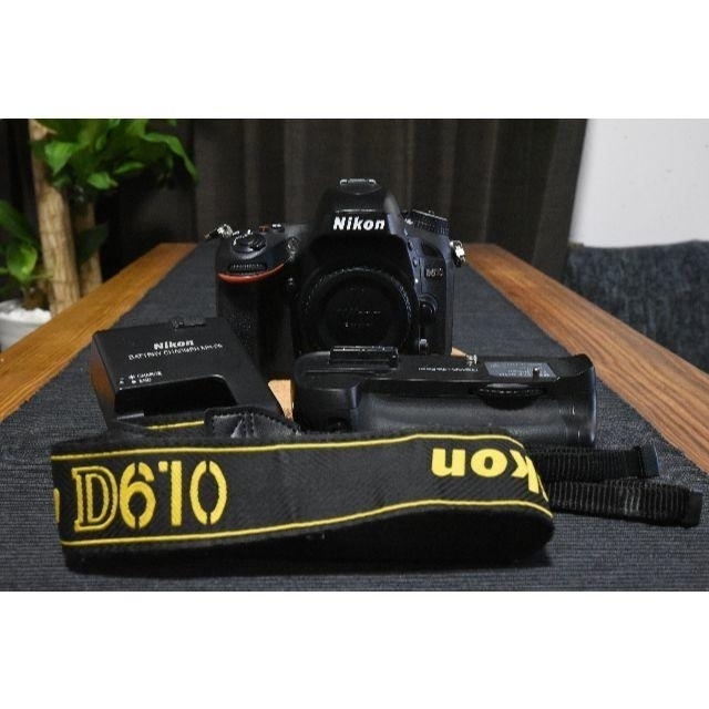 Nikon D610 ボディ バッテリーグリップ付き【フルサイズ一眼レフ】