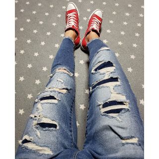 アメリカンイーグル(American Eagle)の★美品★ アメリカンイーグル ダメージジェギング 10short(デニム/ジーンズ)