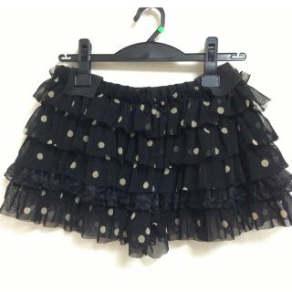スナイデル(SNIDEL)のsnidel ドット ティアードパンツ(ショートパンツ)