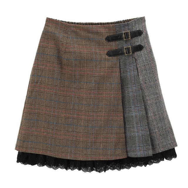 axes femme(アクシーズファム)のチェック柄スカート レディースのスカート(ミニスカート)の商品写真