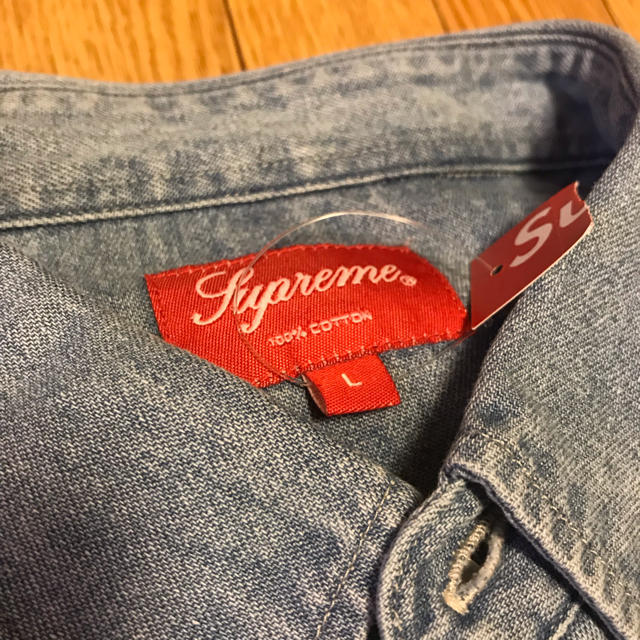 Supreme(シュプリーム)のWashed Twill Shirt L メンズのトップス(シャツ)の商品写真